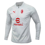 2023-2024 AC Milan Training Half Zip Top (Grey)_1