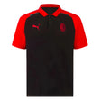2023-2024 AC Milan Casuals Polo Shirt (Black)_1