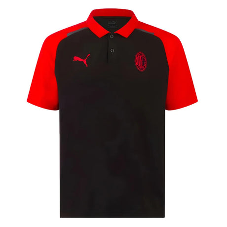 2023-2024 AC Milan Casuals Polo Shirt (Black)_1