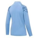 2023-2024 Man City Training Half Zip Top (Light Blue) - Ladies_1