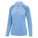 2023-2024 Man City Training Half Zip Top (Light Blue) - Ladies_1