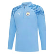 2023-2024 Man City Training Half Zip Top (Light Blue)_1