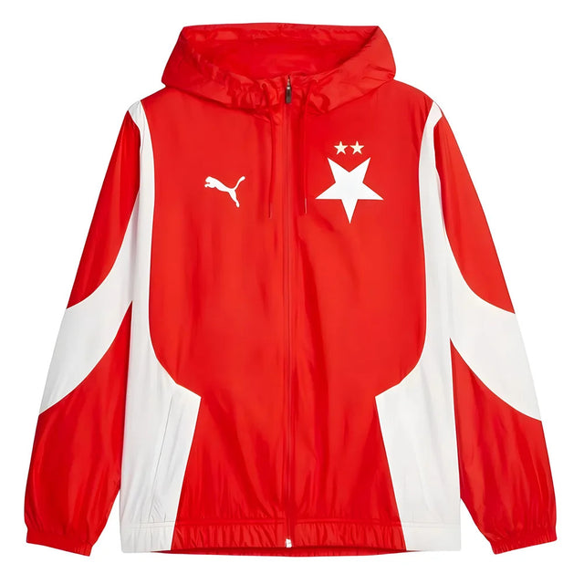 2023-2024 Slavia Prague Pre-Match Anthem Jacket (Red)_1