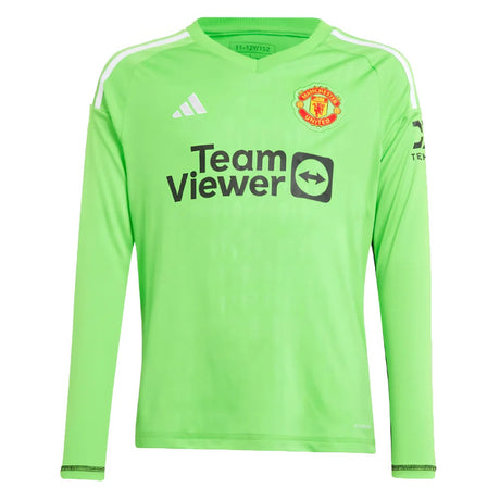 2023-2024 Man Utd Home Goalkeeper Shirt (Solar Green) - Kids_1