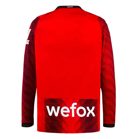 2023-2024 AC Milan Long Sleeve Home Shirt_1