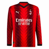 2023-2024 AC Milan Long Sleeve Home Shirt_1
