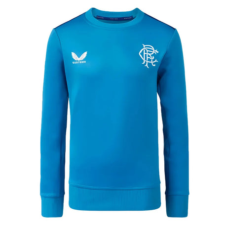 2023-2024 Rangers Players Training Sweatshirt (Deep Water) - Kids_1