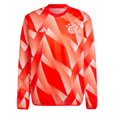 2023-2024 Bayern Munich Pre-Match Warm Top (Red)_1