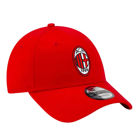 2023-2024 AC Milan Core 9Forty Adjustable Cap (Red)_3