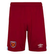 2023-2024 West Ham Home Shorts (Claret) - Kids_0