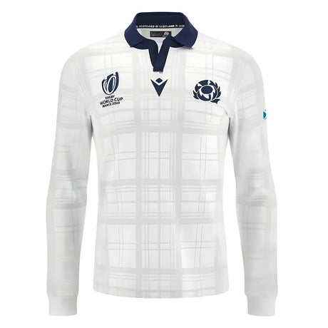 Scotland 2023 RWC Long Sleeve Away Cotton Shirt_1
