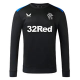 2023-2024 Rangers Players Matchday Sweatshirt (Black)_1