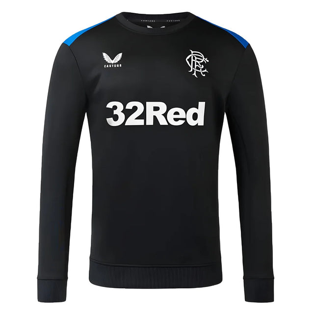 2023-2024 Rangers Players Matchday Sweatshirt (Black)_1