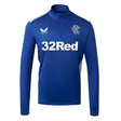 2023-2024 Rangers Coaches Matchday Half Zip Midlayer (Blue)_1