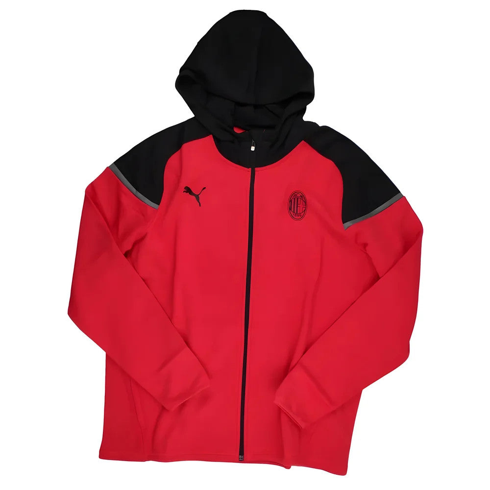 2023-2024 AC Milan Training All Weather Jacket (Red)_1