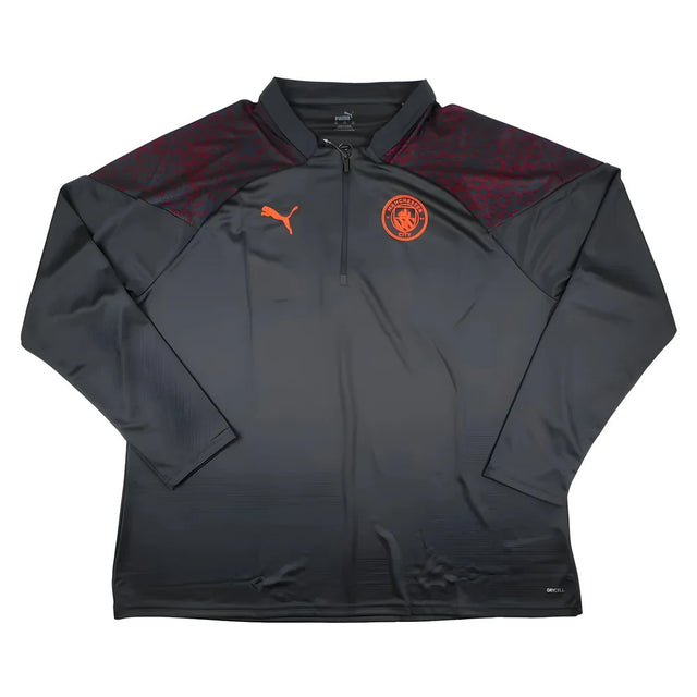 2023-2024 Man City Training Half Zip Top (Strong Grey)_1