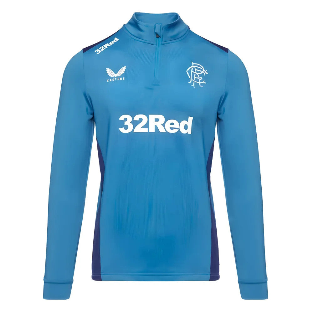 2023-2024 Rangers Players Training Half Zip Midlayer (Deep Water)_1