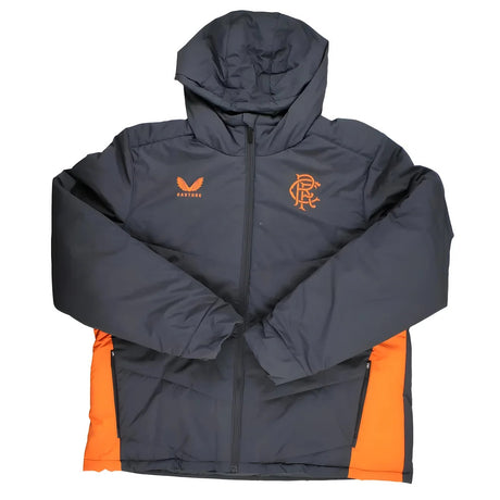 2023-2024 Rangers Coaches Training Bench Jacket (Ebony)_1