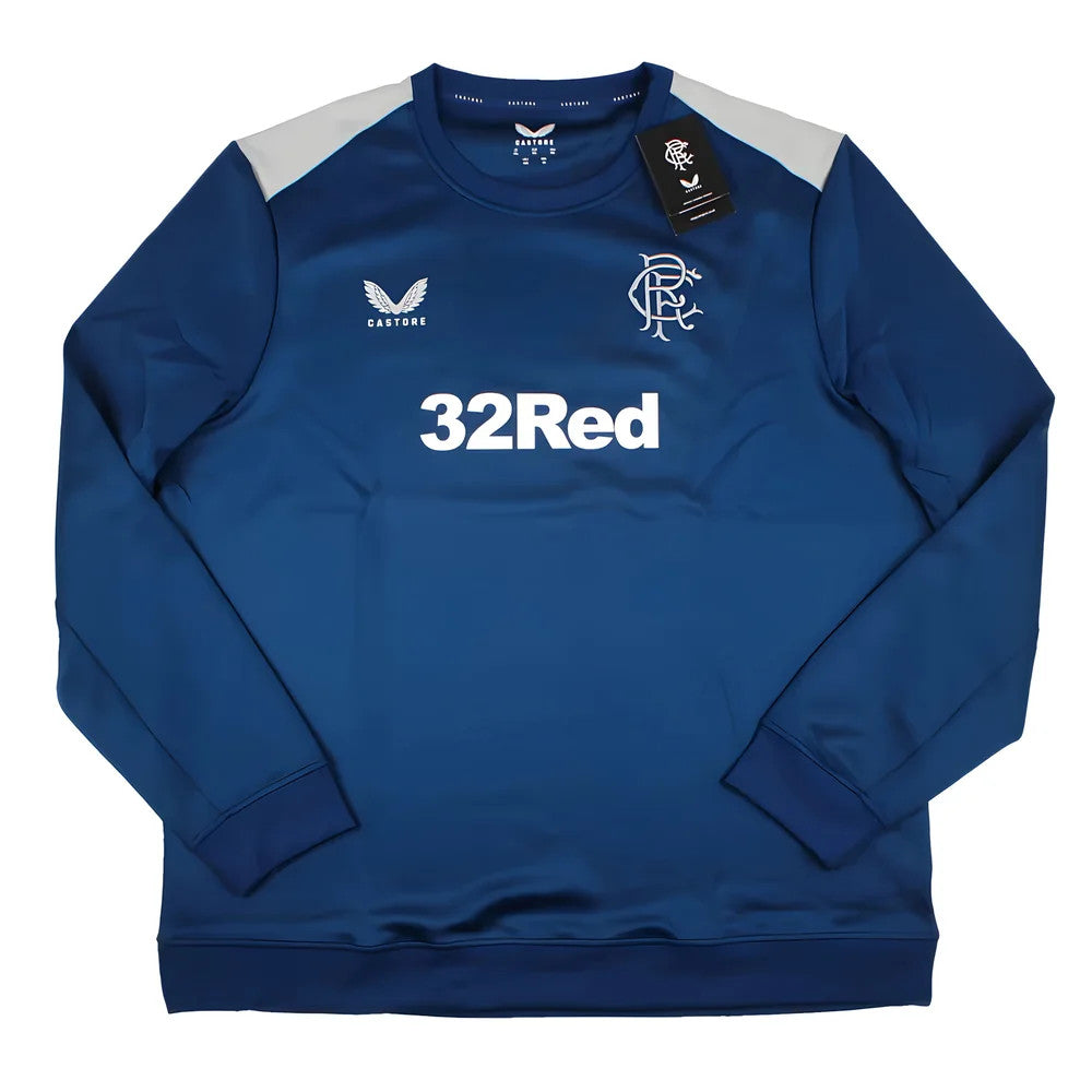 2023-2024 Rangers Coaches Matchday Sweatshirt (Blue)_1