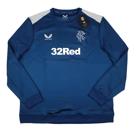 2023-2024 Rangers Coaches Matchday Sweatshirt (Blue)_1