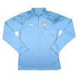 2023-2024 Man City Training Half Zip Top Pro (Light Blue)_1
