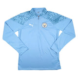 2023-2024 Man City Training Half Zip Top Pro (Light Blue)_1