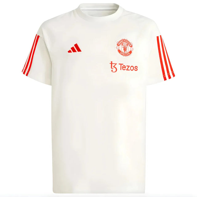 2023-2024 Man Utd Training Tee (White) - Kids_1