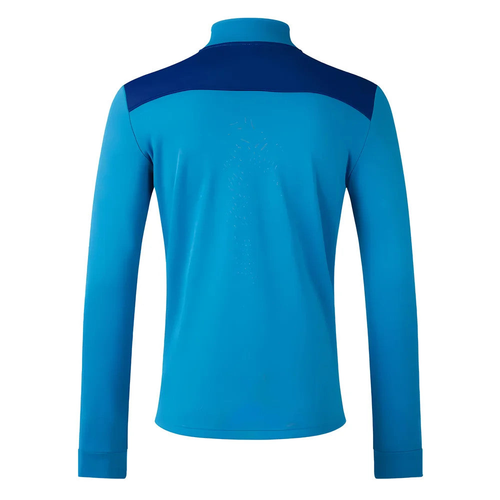 2023-2024 Rangers Players Half Zip Training Fleece (Deep Water)_1