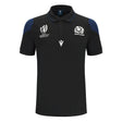 Scotland RWC 2023 Rugby Travel Polo Shirt (Black)_1