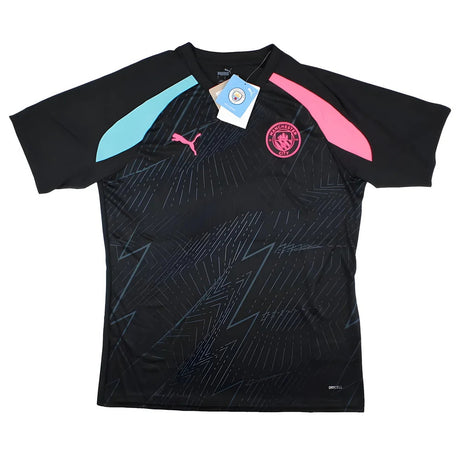 2023-2024 Man City Pre-Match Jersey (Dark Navy)_1