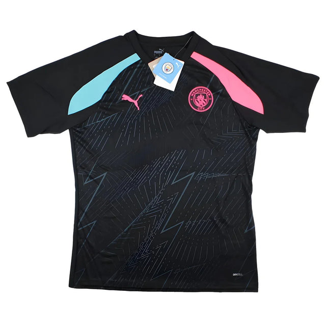 2023-2024 Man City Pre-Match Jersey (Dark Navy)_1