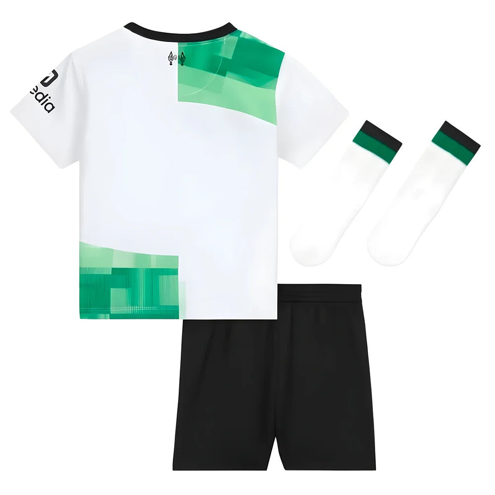 2023-2024 Liverpool Away Little Boys Mini Kit_1
