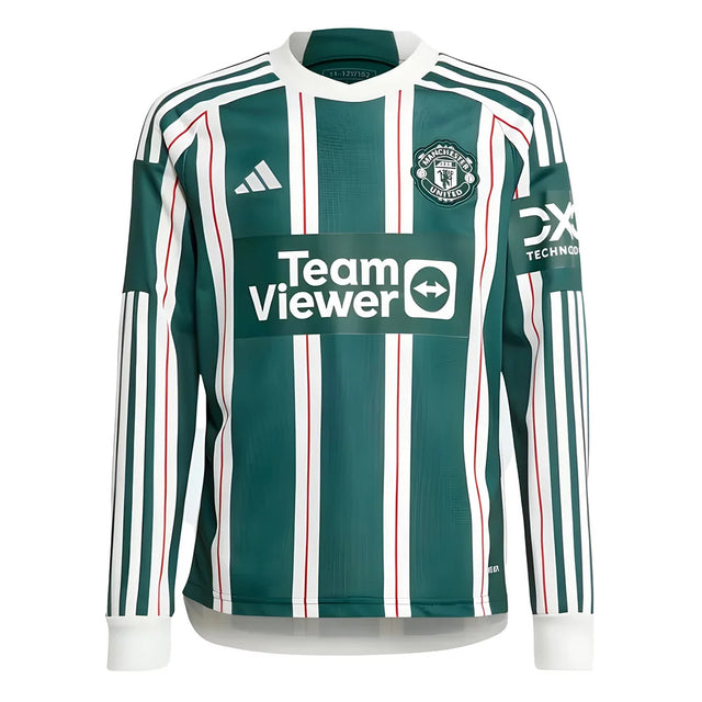 2023-2024 Man Utd Away Long Sleeve Shirt (Kids)_1