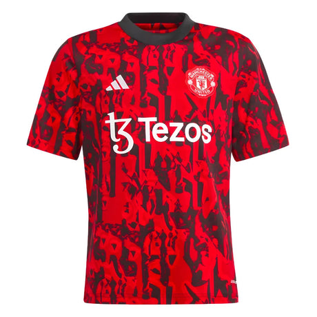 2023-2024 Man Utd Pre-Match Shirt (Red) - Kids_1