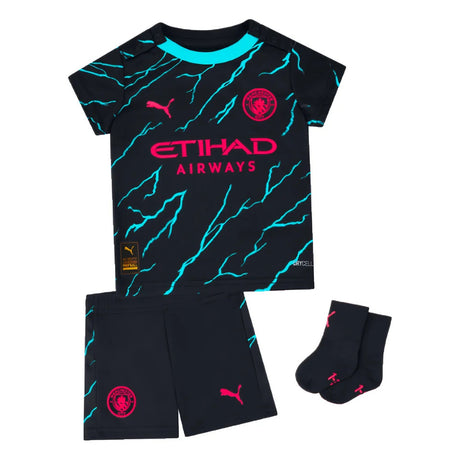 2023-2024 Man City Third Baby Kit_1