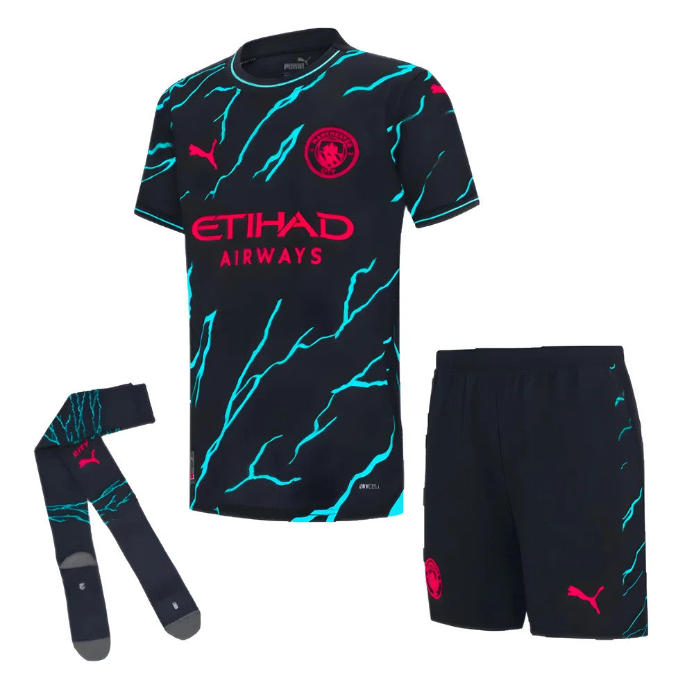 2023-2024 Man City Third Mini Kit_1