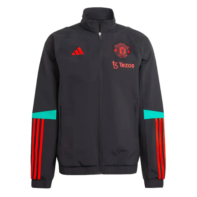 2023-2024 Man Utd Presentation Jacket (Black)_0