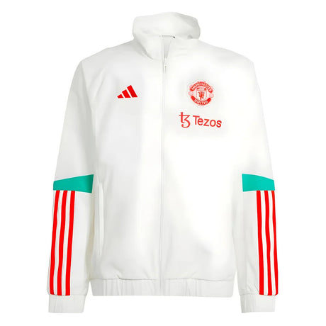 2023-2024 Man Utd Presentation Jacket (White) - Kids_1