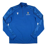 2023-2024 Samoa Rugby Training Performance Fleece Half Zip (Royal)_1