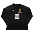 2023-2024 Borussia Dortmund Training Half Zip Top (Black-Yellow)_1