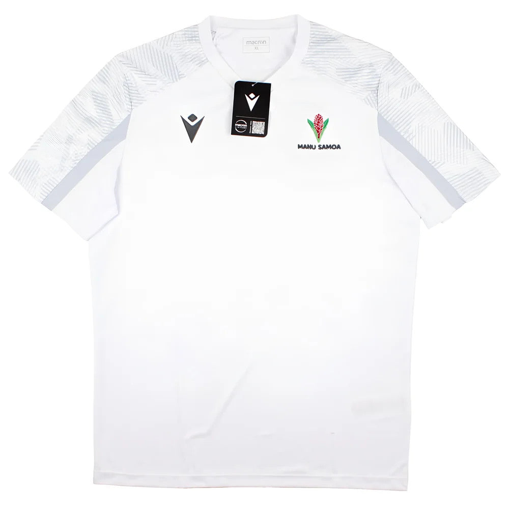 2023-2024 Samoa Rugby Poly Dry Shirt (White)_1
