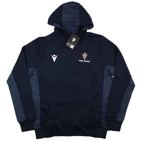 2023-2024 Samoa Rugby Travel Cotton Hooded Sweatshirt (Navy)_1