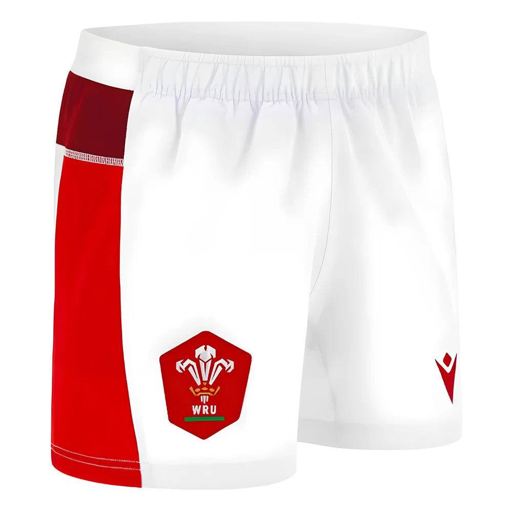 2023-2024 Wales WRU Home Rugby Shorts (White)_1