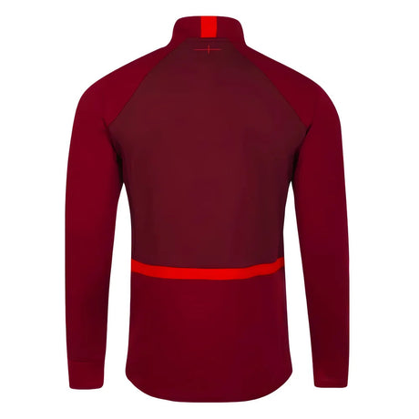 2023-2024 England Rugby Midlayer Top (Tibetan Red)_1