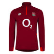 2023-2024 England Rugby Midlayer Top (Tibetan Red)_1