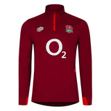 2023-2024 England Rugby Midlayer Top (Tibetan Red)_1