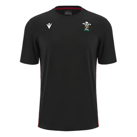 2023-2024 Wales Rugby Travel Cotton Shirt (Black)_1