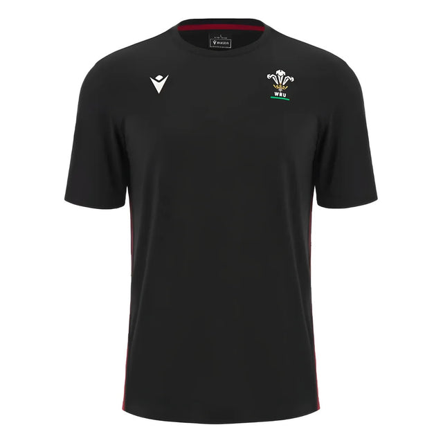 2023-2024 Wales Rugby Travel Cotton Shirt (Black)_1