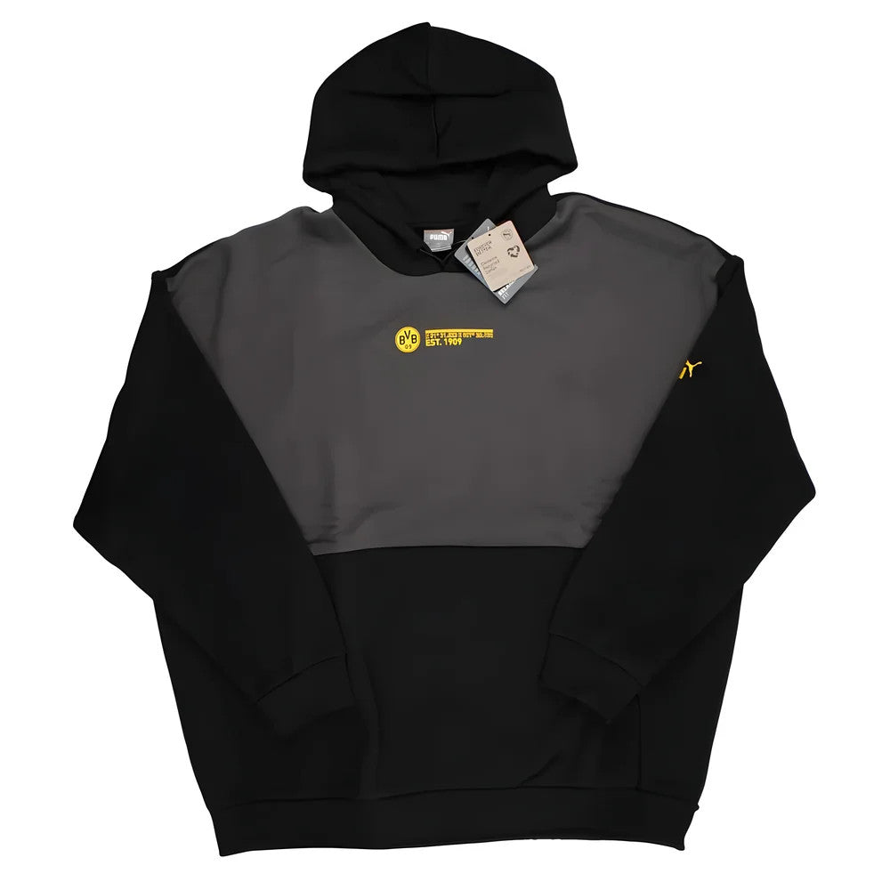 2023-2024 Borussia Dortmund FtblCulture Hoody (Grey)_1