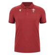2023-2024 Wales Rugby Travel Polo Shirt (Red)_1